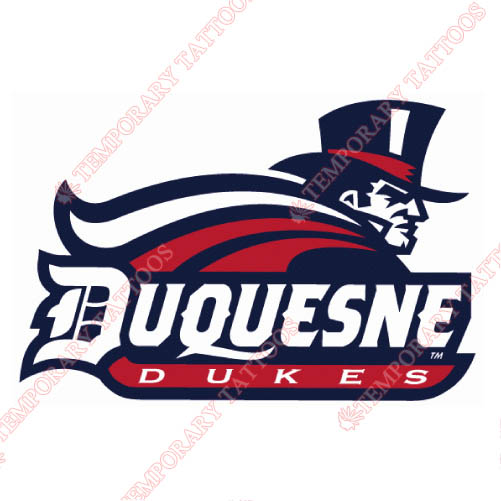 Duquesne Dukes Customize Temporary Tattoos Stickers NO.4299